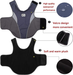 KUTKUT Waterproof Small Dogs and Cats Jacket, Cold Weather Pet Vest Winter Fleece Coat with Reflective Stripe Dog Warm Jacket for Shihtzu, Maltese Pug etc - kutkutstyle