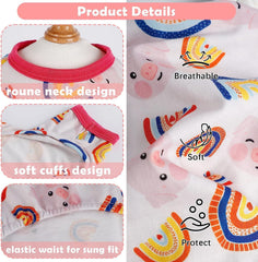 KUTKUT Small Dog Pajamas, Dog Pjs Spring Doggie Onesies Summer Pet Jammies Dog Clothes for Kitten Puppies Small Dogs Girl, Cat Apparel Outfit - kutkutstyle