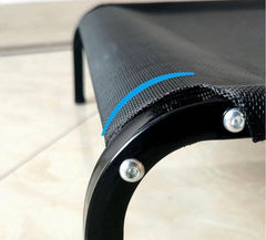KUTKUT Anti -Moisture Elevated Dog Bed | Breathable & Washable Pet Cot for Small Medium and Large Dogs | Portable Durable Heavy Duty Steel Framed Raised Pet Cot - kutkutstyle