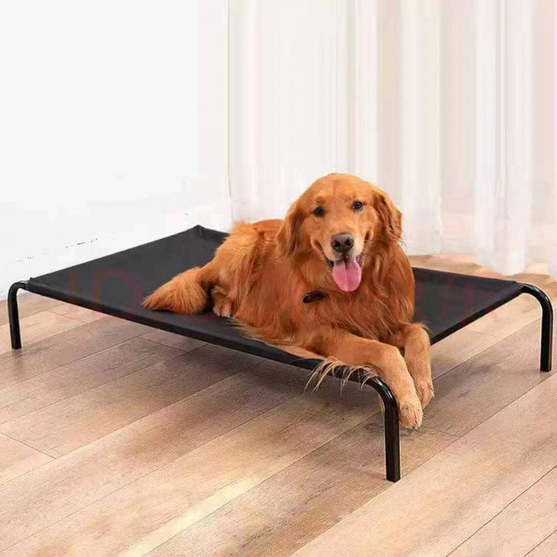 KUTKUT Cooling Elevated Dog Bed, Portable Durable Summer Frame Raised Pet Cot with Washable & Breathable Mesh | Cot Bed for Extra Large Medium Small Dogs for Camping or Beach - kutkutstyle
