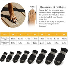 KUTKUT Shoes for Small Dogs | Pack of 4pcs Anti Skid Paw Protector For Hot Summer For Maltese, Yorkie, Shih Tzu etc. | Pet Booties with Reflective Straps & Non-Slip Sole | Soft & Lightweight 