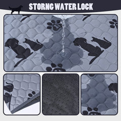 KUTKUT Washable & Reusable Puppy Pee Pads, Pet Training Pads,Puppy Kitten Dog Pee Pad,Waterproof Pet Pads for Dog Bed Mat, Super Absorbing Whelping Pads - kutkutstyle