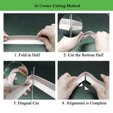 EZYHOME Kitchen & Bath Caulk Tape Caulk Strip, 38mm x 3.2m Self Adhesive PVC Waterproof Caulking Sealing Tape, Decorative Sealant Trim for Kitchen Sink Toilet Bathroom Shower and Bathtub - ku