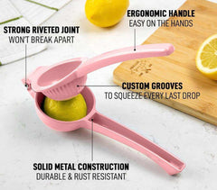 EZYHOME Lemon Squeezer - Lemon Juicer -Manual Juicer Citrus Lemon Squeezer, Fruit Juicer Lime Press Metal, Professional Kitchen Tools And Gadgets For Making Fresh Juice - Dishwasher-Safe - ku