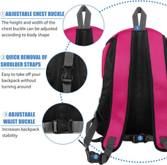 KUTKUT Pets Dog Carrier Backpack Puppy Dog Travel Carrier Front Pack Breathable Head-Out Backpack Carrier-PET BAG IN ACCESSORIES-kutkutstyle