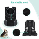 KUTKUT Pets Dog Carrier Backpack Puppy Dog Travel Carrier Front Pack Breathable Head-Out Backpack Carrier-PET BAG IN ACCESSORIES-kutkutstyle