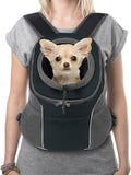 KUTKUT Pets Dog Carrier Backpack Puppy Dog Travel Carrier Front Pack Breathable Head-Out Backpack Carrier-PET BAG IN ACCESSORIES-kutkutstyle