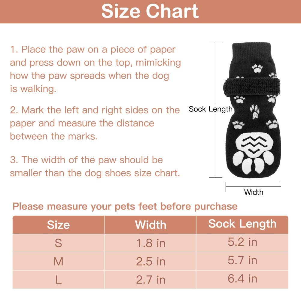 Dropship Christmas Dog Socks Non Slip Dog Grip Socks With Adjustable Straps  Traction Control For Indoor & Hardwood Floor; Pet Paw Protector For Small  Medium Large Dogs to Sell Online at a