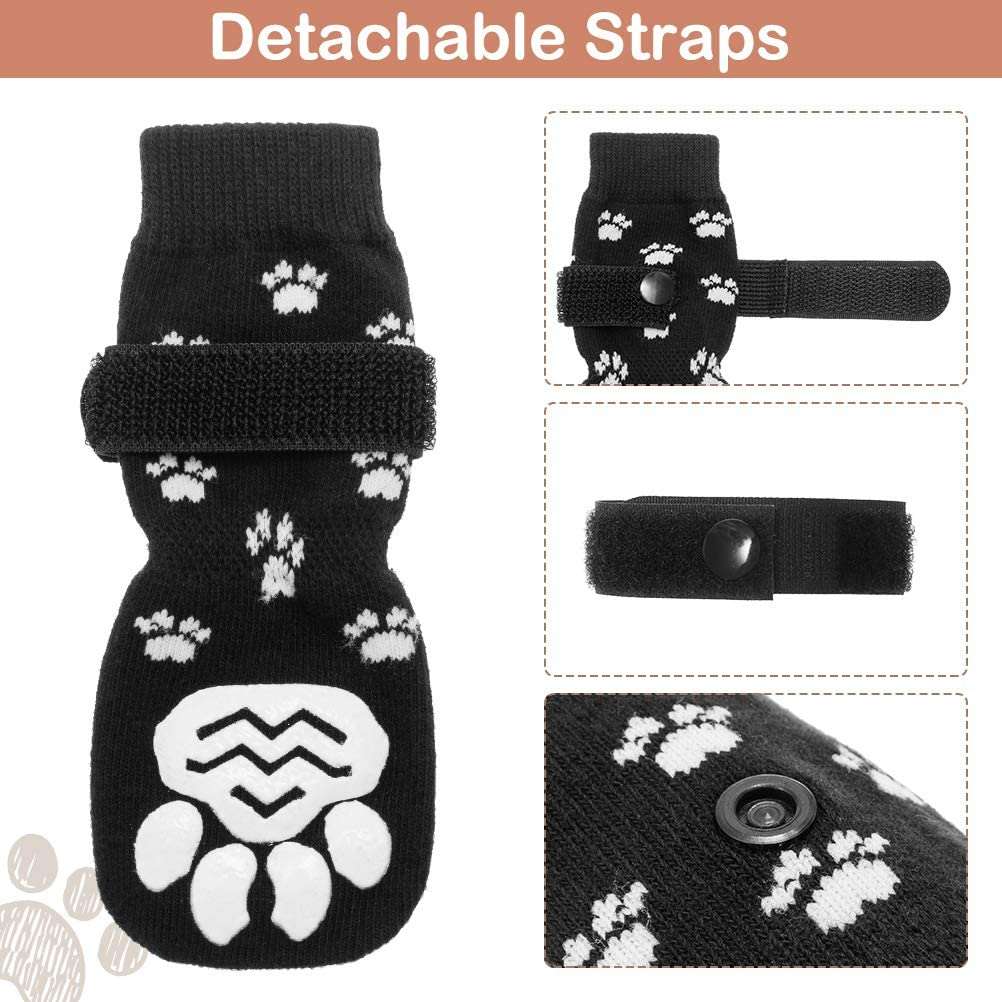 6 Pack Double-Side Anti-Slip Dog Socks - PUPTECK