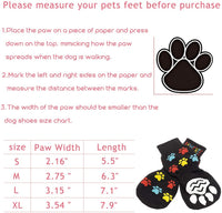 KUTKUT Anti-Slip Dog Socks for Medium, Large Dogs | Pack of 4pcs Pet Paw Protection for Injured Paw | Soft Comfortable Better Control On Hardwood Floor-Socks-kutkutstyle
