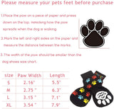 KUTKUT Anti-Slip Dog Socks for Medium, Large Dogs | Pack of 4pcs Pet Paw Protection for Injured Paw | Soft Comfortable Better Control On Hardwood Floor - kutkutstyle