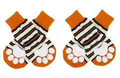 KUTKUT Anti-Slip Dog Socks with Grips Traction Control for Small Medium Large Dogs, Non Skid Indoor Double Side Pet Paw Protector for Hardwood Floor Wear - kutkutstyle
