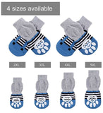 KUTKUT Anti-Slip Knit Dog Socks for Medium - Large Dogs | Traction Control Non-Slip Pet Paw Protectors with Grips for Big Dogs | Soft Comfortable Paw Protector - kutkutstyle