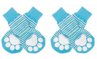 KUTKUT Dog Socks to Prevent Licking for Hardwood Floors - Socks for Small Medium Large Dogs - Double Side Grips Traction Control Non Skid Anti Slip Socks for Puppy Doggie Senior Dog - kutkuts