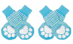 KUTKUT Dog Socks to Prevent Licking for Hardwood Floors - Socks for Small Medium Large Dogs - Double Side Grips Traction Control Non Skid Anti Slip Socks for Puppy Doggie Senior Dog - kutkuts