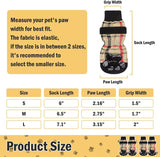 KUTKUT Double Sided Anti-Skid Knit Socks for Medium, Large Dogs | Traction Control Non-Slip Pet Paw Protectors with Grips For Big Dogs | Better Control on Hardwood Floor Paw Protector-Socks-kutkutstyle