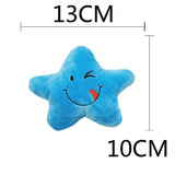 KUTKUT Smile Star Pet Squeaky Plush Toy for Puppy and Small Dogs Rubber Squeaky Toy, Plush - kutkutstyle