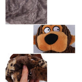 KUTKUT Stuffed Dog Toys for Puppies Squeaky Toy Funny Interactive Monkey Dog Toy for Small Medium Dogs - kutkutstyle