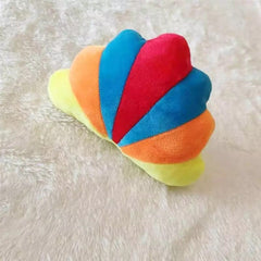 KUTKUT Shell Shape Squeaky Plush Toy for Puppy and Toy Breed Small Dogs Rubber Squeaky Toy, - kutkutstyle