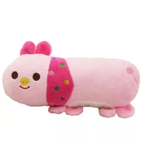 KUTKUT Cute Pet Dog Cat Plush Squeak Sound Dog Toy Funny Fleece Durability Chew Molar Toy Fit for All Pets (Pigy) - kutkutstyle