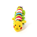 KUTKUT Dog Squeaky Toy Caterpillar Stuffed Plush Dog Toy for Puppy Small Medium Dogs - kutkutstyle