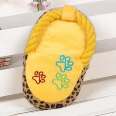 KUTKUT Sleeper Shape Squeaky with Rope Plush Toy for Puppy and Small Dogs and Cats - kutkutstyle