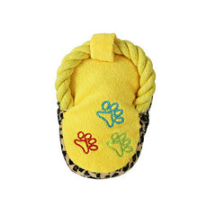KUTKUT Sleeper Shape Squeaky with Rope Plush Toy for Puppy and Small Dogs and Cats - kutkutstyle