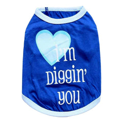 KUTKUT Drooling Small Pet Shirt | Breathable Autumn, Spring & Summer Cotton Sleeveless Shirt for ShishTzu, Maltese, ToyPoodle, Papillon (Size: L, Chest Girth 45cm, Back Length 35cm) - kutkuts