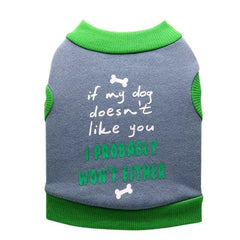 KUTKUT Drooling Small Dog & Cat Shirt, Breathable Autumn, Spring & Winter Cotton Fleece Sleeveless Shirt for Shihtzu, Papillon, ToyPoodle, Maltese (Size: L,Chest 45cm, Back Length 35cm) - kut