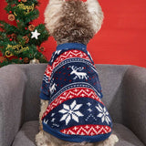 KUTKUT Argyle Pattern Breathable Round Neck Flannel Fleece Pullover | Winter Shirt for Yorkie, Maltese, Mini Pom Small Dogs Puppy - kutkutstyle