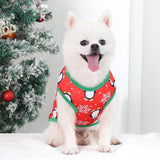 KUTKUT Christmas Style Pet Dog Shirt | Vest Sleeveless Snowflakes Printed Soft Texture T- Shirt for Yorkie, Maltese, Shih Tzu etc. - kutkutstyle
