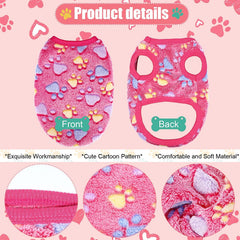 KUTKUT Combo of 2 Puppy Clothes for Small Dog & Cat Boy Girl | Winter Warm Cute Sweaters for Yorkie, Shih Tzu, Maltese Male Female - kutkutstyle