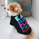 KUTKUT EAT Sleep Play Pattern Pet T-Shirt | Cute Pet Cotton Sweatshirt for Small Dog ShishTzu, Pug, Lhasa Apso - kutkutstyle