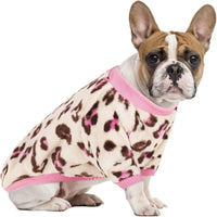 KUTKUT Fleece Dog Shirt, Soft Flannel Dog Sweatshirt Clothes for Puppy Small Dogs, Pet Thermal Jammies Soft Sleeping Suit for Puppy French Bulldog, ShishTzu, Poodle etc-T-Shirt-kutkutstyle