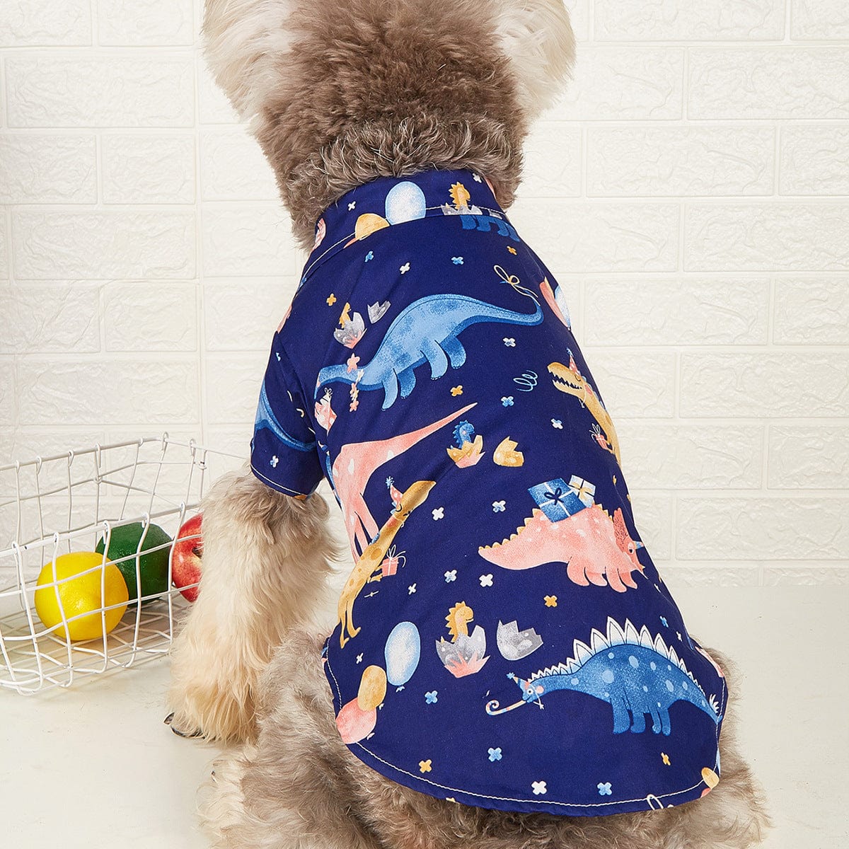 KUTKUT Hawaiian Dog & Cat Shirt - Pet Summer Tshirts Breathable Dog Clothes for Small Dogs Cats Pets, Hawaii Style Polo Dog Shirts Beach Seaside Puppy Outfit Quick Dry Apparel - kutkutstyle