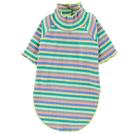 KUTKUT Pet Dog Shirt, Pet T-Shirt Clothes Apparel for Small Dog Cat, Sleeved Soft Breathable Sweatshirt Cute Pullover Knitwear Striped Basic Classic Tee Spring Summer Autumn-T-Shirt-kutkutstyle