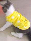 KUTKUT Puppy Clothes for Small Dog & Cat Boy Girl | Winter Warm Cute Smiley Bear Pattern Sweaters for Shih Tzu, Maltese, Yorkie Male Female-T-Shirt-kutkutstyle