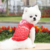 kutkutstyle T-Shirt KUTKUT Set of 2 Breathable Summer Clothes for Small Dogs, Fruits Pattern Mesh Vest Sleeveless Shirt for Maltese, Bichon, Shihtzu, Pekingese