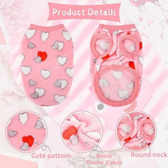 kutkutstyle T-Shirt KUTKUT Set of 2 Puppy Kitten Clothes for Small Breed Dog & Cat Boy Girl | Winter Warm Soft Cute Sweaters for ShihTzu Puppy, Maltese, Yorkie, Kitten Male Female