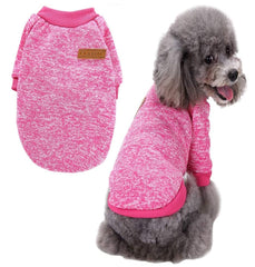 KUTKUT Small Dog & Cat Classic Warm Clothes Knitwear Dog Sweater Soft Thickening Warm Pup Dogs Shirt Winter Puppy Sweater for Small Dogs Shih tzu, Maltese, Yorkii etc - kutkutstyle