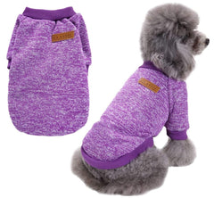 KUTKUT Small Dog Classic Warm Clothes Knitwear Dog Sweater Soft Thickening Warm Pup Dogs Shirt Winter Puppy Sweater for Small Dogs Shihtzu, Maltese, Yorkii etc - kutkutstyle