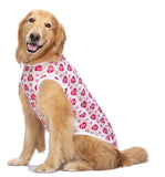 KUTKUT T-Shirt for Small, Medium Large Dogs, Heart Pattern Quick Dry Dog Shirts Breathable Strechy Dog Sleeveless Tank Top for ShishTzu, Beagle, Corgi, Husky, Labr, Retriver etc-T-Shirt-kutkutstyle
