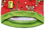 KUTKUT Drooling Small Pet Shirt | Breathable Autumn, Spring & Summer Cotton Sleeveless X-Mas Shirt for ShishTzu, Maltese, ToyPoodle, Papillon (Size: L, Chest Girth 45cm, Neck Girth 32 cm, Bac