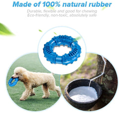 KUTKUT Dog Chew Toys for Aggressive Chewers Large Breed, Non-Toxic Natural Rubber Indestructible Dog Toys, Tough Durable Puppy Chew Toy for Medium Large Dogs - Fun to Chew, Chase and Fetch - 
