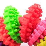 KUTKUT Durable 5 Colors Health Gear Gums Teething Chew Toy for Dogs and Cats ( Multicolor)-Teether-kutkutstyle