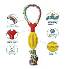 KUTKUT Durable Dog Chew Toy for Aggressive Chewers - Ultra Tough Natural Rubber Teething Toy Rubber Chew Toy, Treat Dispensing Toy, Rubber Toy, Tough Toy, Tug Toy for Dog & Cat - kutkutstyle