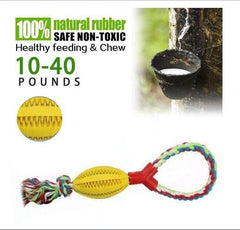 KUTKUT Durable Dog Chew Toy for Aggressive Chewers - Ultra Tough Natural Rubber Teething Toy Rubber Chew Toy, Treat Dispensing Toy, Rubber Toy, Tough Toy, Tug Toy for Dog & Cat - kutkutstyle