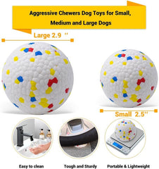 KUTKUT  Interactive Dog Bouncy Jolly Ball Puppy Teething Toy Durable Solid ETPU Elastic Dog Chew Toy Ball for Small Training Catch and Fetch, Light Weight & Floats in Water (1Pc) - kutkutstyl